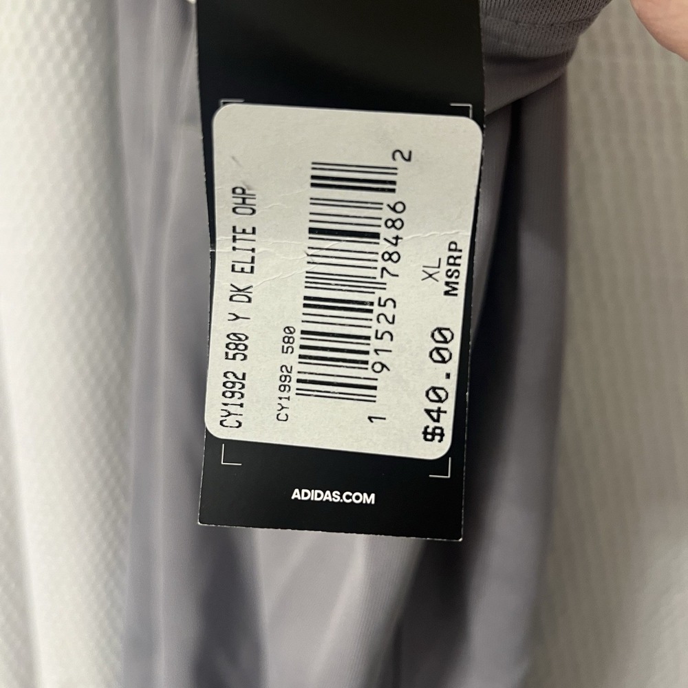 NEW Adidas Baseball Pants Boys Triple Stripe Open Bottom Relaxed Fit XL Grey YXL - Picture 5 of 5